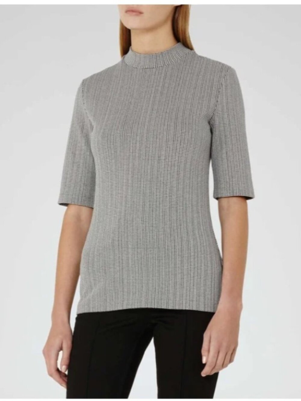 REISS FAWN HIGH NECK TOP SIZE XS